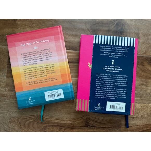 Emily Ley Sure as the Sunrise & Grace, Not Perfection Motivational Books - Picture 2 of 9